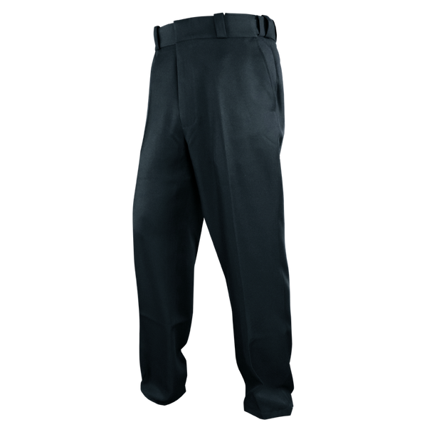 A pair of Condor Mens Class B Uniform Pants in black with belt loops, displayed against a white background.