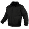The Condor Guardian Duty Jacket | SALE is a black winter jacket featuring a faux fur collar, front zipper, two large flap pockets, and elastic cuffs and waistband—perfect for first responders or anyone seeking a sleek tactical look.