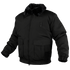 The Condor Guardian Duty Jacket | SALE is a black winter jacket featuring a faux fur collar, front zipper, two large flap pockets, and elastic cuffs and waistband—perfect for first responders or anyone seeking a sleek tactical look.