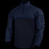 The Condor Long Sleeve Combat Shirt Gen II is a navy tactical top with a quarter-zip front, reinforced sleeves, and shoulder pockets—designed for first responders and law enforcement professionals.