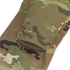 Close-up of the Condor Long Sleeve Combat Shirt Gen II in Scorpion OCP, featuring a camouflage-patterned fabric sleeve with reinforced stitching and textured material on the inner side.