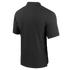 Back view of the Condor Short Sleeve Dri-Flex Tactical Polo in black, featuring a collar, shown on a white background.