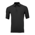 The Condor Short Sleeve Dri-Flex Tactical Polo is a black collared shirt with three buttons, shown on a white background.