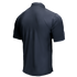 The Condor Short Sleeve Dri-Flex Tactical Polo is shown from the back in plain navy blue on a white background.