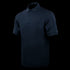The Condor Short Sleeve Dri-Flex Tactical Polo in dark navy blue features a collar and three-button placket, displayed on a white background.