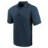 Condor Short Sleeve Dri-Flex Tactical Polo in navy blue features a collar and three-button placket, shown on a plain white background.