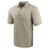 Condor Short Sleeve Dri-Flex Tactical Polo in tan, shown on a blank background, features a classic collar and three-button placket.