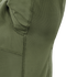 Close-up of Condors Long Sleeve Combat Shirt Gen II in green, showing a seam, small pocket, and a mix of textured and smooth fabric panels.