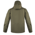 Condor Aegis Waterproof Parka in olive green, displayed from the back. Features long sleeves and a seamless design, shown against a plain white background.