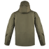 Condor Aegis Waterproof Parka in olive green, displayed from the back. Features long sleeves and a seamless design, shown against a plain white background.