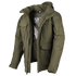 The Condor Aegis Waterproof Parka in olive green features multiple front pockets, a high collar, and a zippered front, shown against a white background.