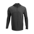 A long-sleeve, dark gray Condor Trident Sun Shirt with a hood and quarter-zip front, displayed on a plain white background.