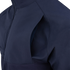 Close-up of the Condor Patrol Quarter Zip Softshell Gen II in navy, featuring a zipper and large side vent at the underarm—perfect for bushcraft enthusiasts who value comfort and mobility outdoors.