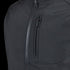 Close-up of the Condor Core Softshell Vest in black, featuring a vertical zippered chest pocket and main front zipper—designed for military use or as dependable EDC gear.