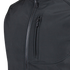 Close-up of the Condor Core Softshell Vest in black, featuring a vertical zippered chest pocket and main front zipper—designed for military use or as dependable EDC gear.
