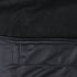Close-up of two black fabrics from the Condor Core Softshell Vest. The upper fabric is soft and fleecy, ideal for comfort, while the lower section features a textured, woven pattern with visible stitching—perfect for bushcraft or EDC.