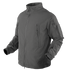 The Condor Vapor Ripstop Windbreaker in gray features long sleeves, a front zipper, zippered chest and arm pockets, and adjustable cuffs—perfect for law enforcement or first responders—shown on a plain background.