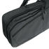 The Condor 36" Javelin Rifle Case, a black rectangular bag with multiple zippered compartments and two carrying handles, is shown on a white background.