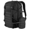 The Condor Orion Assault Backpack 50L is a black tactical pack with multiple compartments, MOLLE webbing, adjustable straps, and a small side pouch—ideal for EDC or shooting range trips.