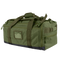 The Condor Centurion Duffle Bag 46L in Olive Drab features multiple compartments, zippers, handles, and adjustable shoulder straps, shown against a white background.