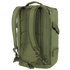 The Condor Centurion Duffle Bag 46L in olive green features padded shoulder straps, a top handle, side zipper pocket, and multiple adjustable buckles—shown from the back and ideal for first responders or law enforcement.