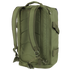 The Condor Centurion Duffle Bag 46L in olive green features padded shoulder straps, a top handle, side zipper pocket, and multiple adjustable buckles—shown from the back and ideal for first responders or law enforcement.
