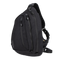 The Condor Elite Sector Sling Bag 18L by Condor features two zippered compartments, a small side pocket, and an adjustable padded shoulder strap in tactical black.