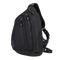 The Condor Elite Sector Sling Bag 18L by Condor features two zippered compartments, a small side pocket, and an adjustable padded shoulder strap in tactical black.