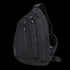The Condor Elite Sector Sling Bag 18L by Condor features two zippered compartments, a small side pocket, and an adjustable padded shoulder strap in tactical black.
