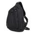 The Condor Elite Sector Sling Bag 18L by Condor features two zippered compartments, a small side pocket, and an adjustable padded shoulder strap in tactical black.