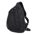 The Condor Elite Sector Sling Bag 18L by Condor features two zippered compartments, a small side pocket, and an adjustable padded shoulder strap in tactical black.