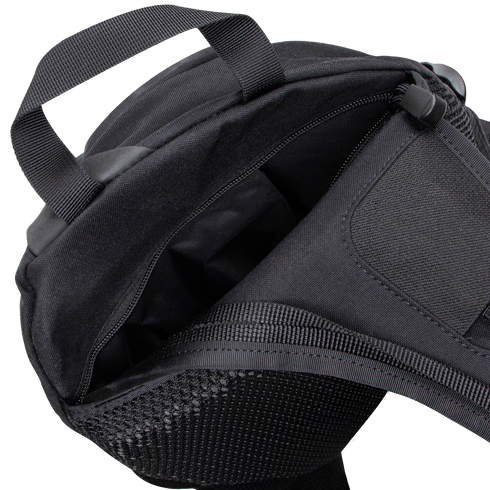The Condor Elite Sector Sling Bag 18L by Condor features an open main compartment, zipper pocket, and padded shoulder strap—perfect for First Responder or Law Enforcement use.