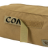 Close-up of a MultiCam Black Kit Bag by Condor, featuring durable fabric, a Velcro strip, partial handwritten label CON, and Condor tag—perfect for military or first responder use.