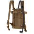 The Condor LCS Tidepool Hydration Carrier is a tan pack with adjustable shoulder straps, MOLLE webbing, and a right-side drinking hose—perfect for EDC or law enforcement professionals needing dependable hydration.