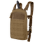 The Condor LCS Tidepool Hydration Carrier is a tan tactical backpack with front MOLLE webbing, adjustable shoulder straps, and a zippered main compartment—ideal for military use or trips to the shooting range.