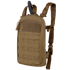The Condor LCS Tidepool Hydration Carrier is a tan tactical backpack with front MOLLE webbing, adjustable shoulder straps, and a zippered main compartment—ideal for military use or trips to the shooting range.