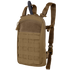 The Condor LCS Tidepool Hydration Carrier is a tan tactical backpack with front MOLLE webbing, adjustable shoulder straps, and a zippered main compartment—ideal for military use or trips to the shooting range.