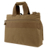 The Condor Aviator Bag 15L is a brown fabric briefcase with dual handles, a front zip pocket, and reinforced straps, featuring a tactical design for enhanced durability and reliability.