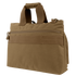 The Condor Aviator Bag 15L is a brown fabric briefcase with dual handles, a front zip pocket, and reinforced straps, featuring a tactical design for enhanced durability and reliability.