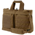 The Condor Aviator Bag 15L is a brown tactical briefcase with MOLLE webbing, Velcro patches, two top handles, a shoulder strap, and a side metal hook—perfect for professionals who need reliable gear on the go.