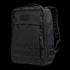 The Condor Prime Pack 21L is a black tactical backpack featuring a top handle, front Velcro patch area, lower front MOLLE webbing, and padded shoulder straps—perfect for law enforcement or first responders.
