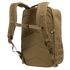 The Condor Prime Pack 21L in tan, featuring padded shoulder straps, a sternum strap, zippered side pocket, and side MOLLE webbing, is shown from the back.