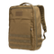 The Condor Prime Pack 21L is a tan tactical backpack featuring a top handle, zippered main compartment, front pocket, MOLLE webbing, and adjustable shoulder straps, displayed on a plain white background.