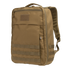 The Condor Prime Pack 21L is a tan tactical backpack featuring a top handle, zippered main compartment, front pocket, MOLLE webbing, and adjustable shoulder straps, displayed on a plain white background.