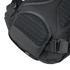 Close-up of the Condor Elite Fail Safe Urban Backpack Gen II 18L’s black pocket with mesh detailing and a plastic buckle strap by Condor, perfect for EDC or military use.