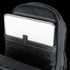 A silver laptop partially inserted into a padded compartment inside a Condor Elite Fail Safe Urban Backpack Gen II 18L by Condor, designed for first responder essentials.