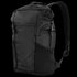 The Condor Aero Roll-Top Backpack 25L in black features a front zipper pocket, side mesh pocket, and padded shoulder straps, shown against a plain white background.