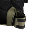 Close-up of the Condor Nomad Backpack 25L strap showing olive green padding and black webbing against a white background.