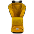 The Condor Nomad Backpack 25L in yellow is shown open, displaying interior compartments, a zippered pocket, and a fabric logo patch—perfect for everyday carry or first responder gear.