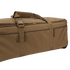 The Condor Haul 37 Rolling Duffle, shown in brown with multiple zippered compartments and a handle strap against a white background, is ideal for military or first responder use.